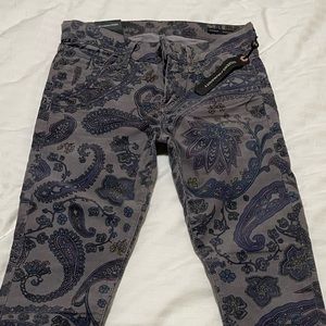 Citizens of Humanity corduroy print pants